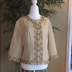 Gorgeous silk jacket.